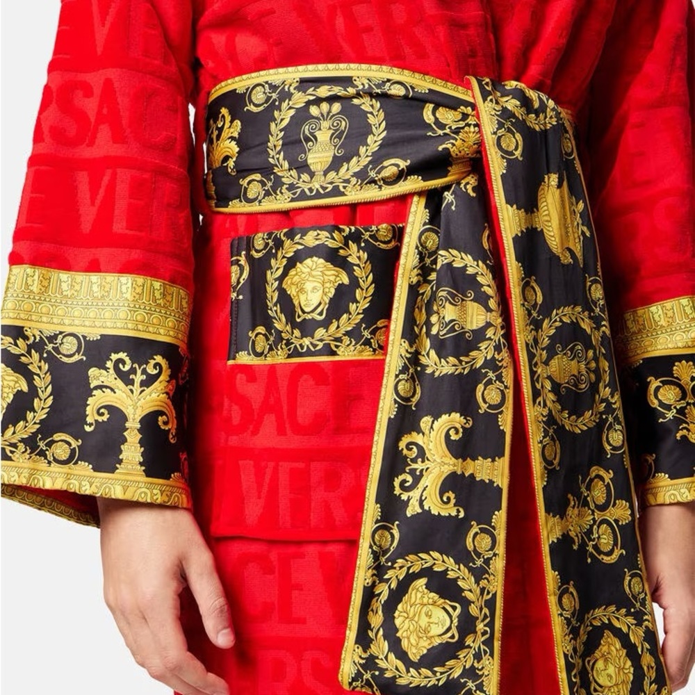 Red Versace Robe